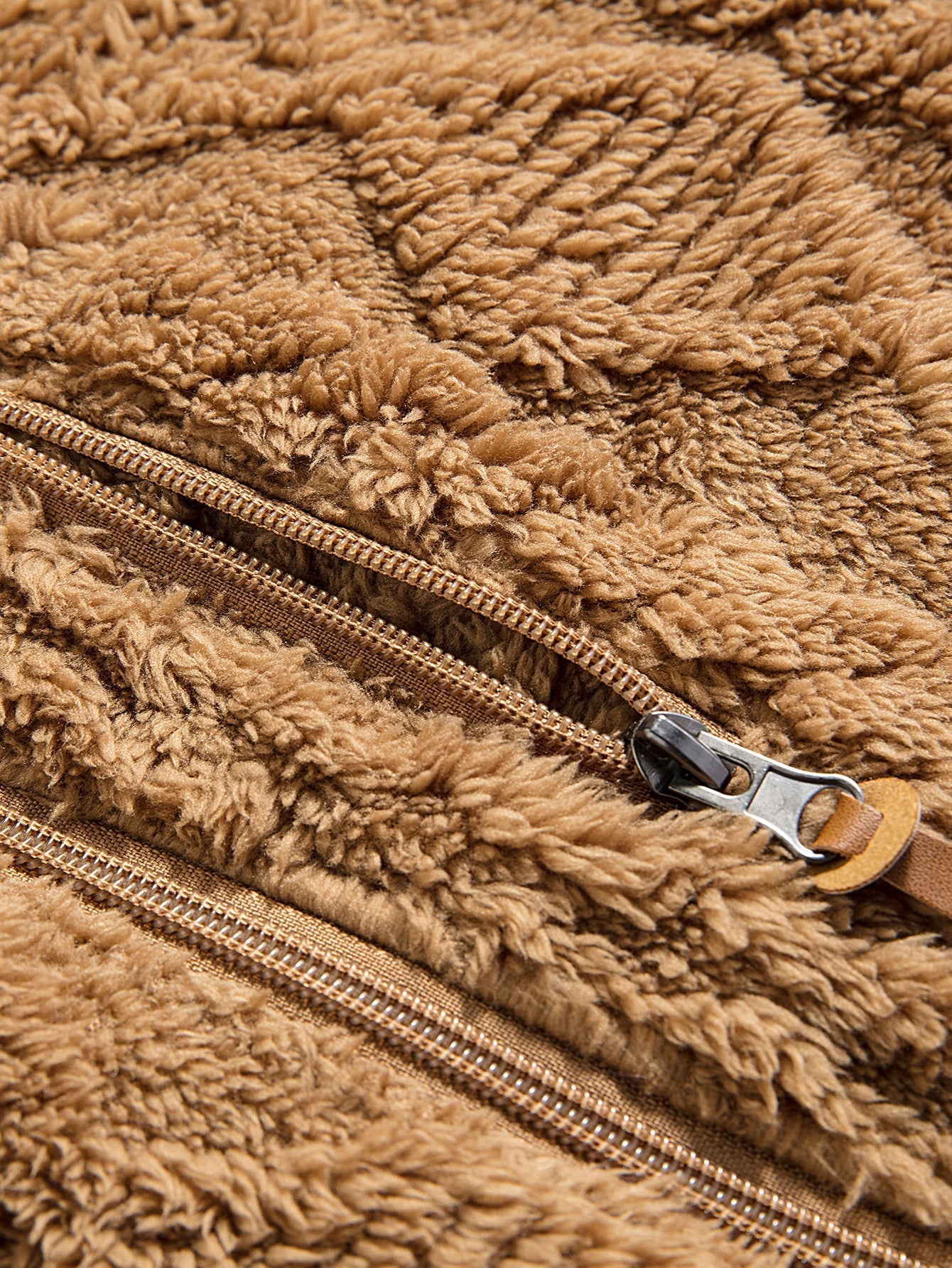 Sudadera con capucha de jacquard geométrico