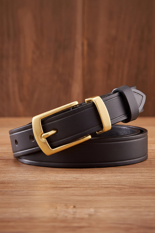 Cinturón de cuero plena flor